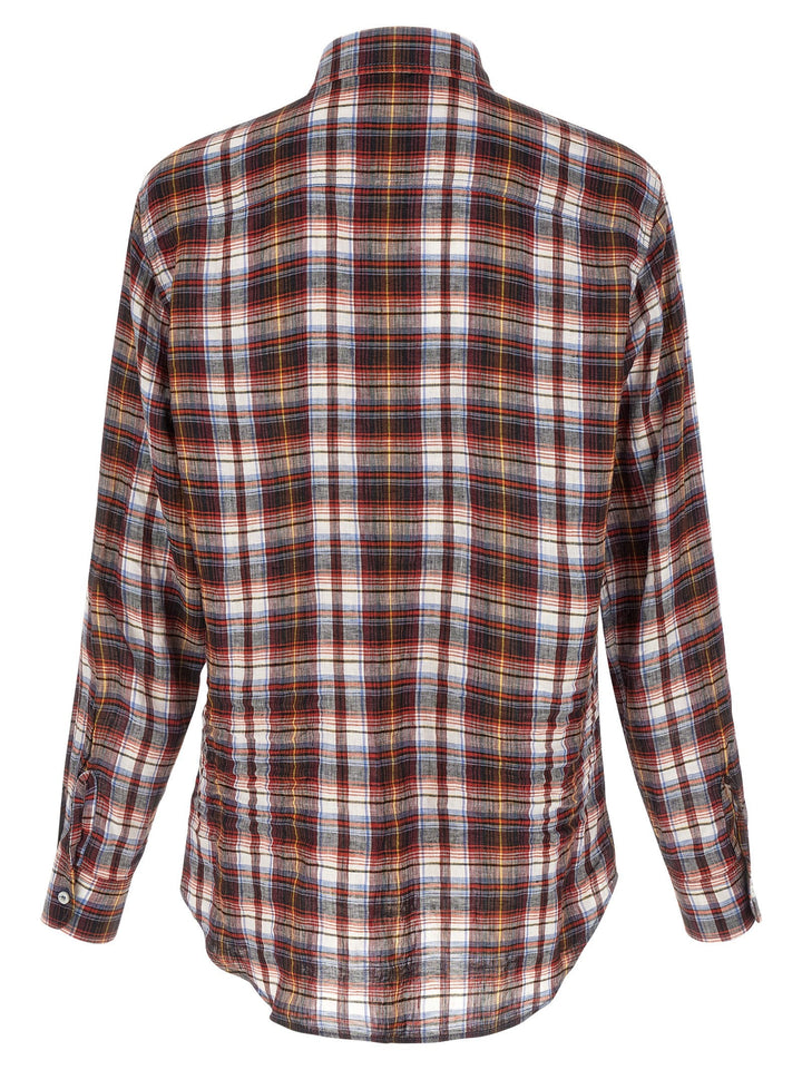 Dsquared² Multicolor Linen Blouse
