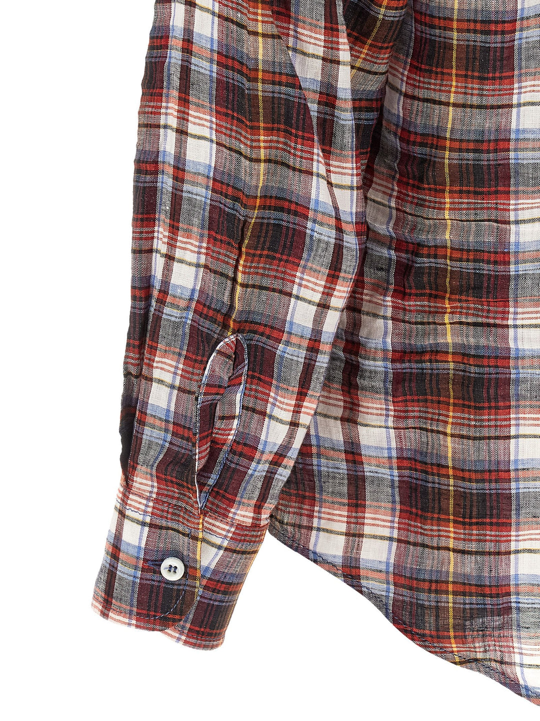 Dsquared² Multicolor Linen Blouse