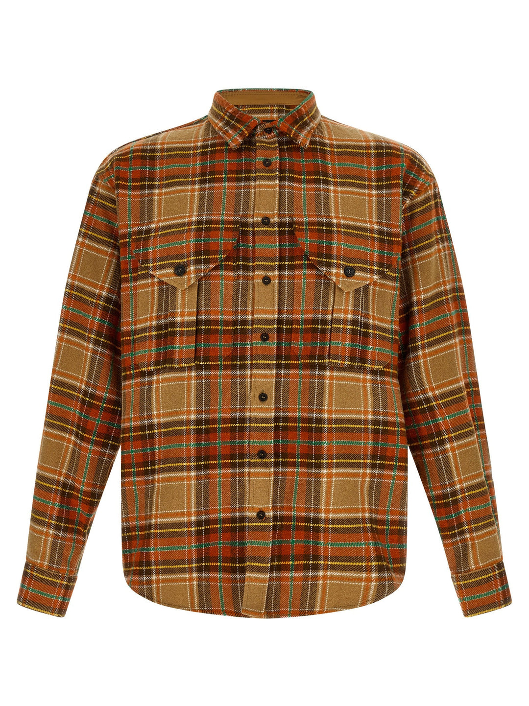 Dsquared² Orange Marabou Blouse