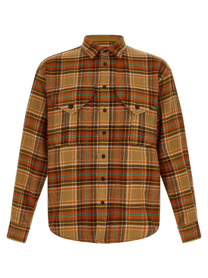 Dsquared² Orange Marabou Blouse