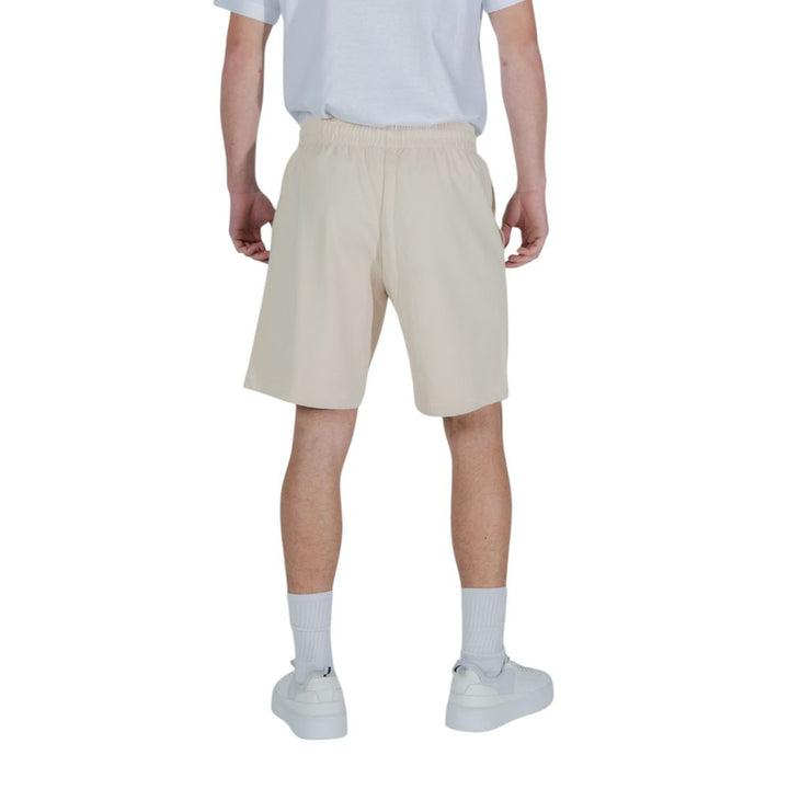 Men’s Ea7 Emporio Armani Beige Cotton Bermuda Shorts
