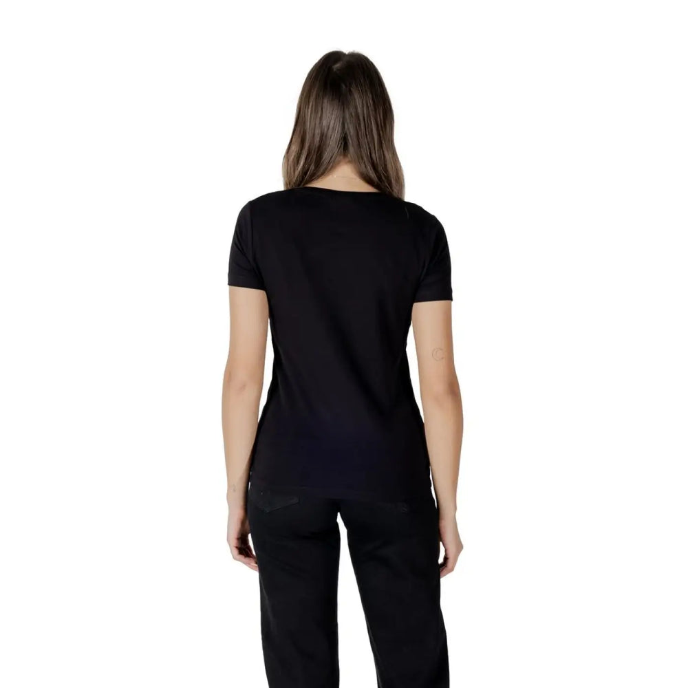 Men’s Ea7 Emporio Armani Black Cotton T-shirt