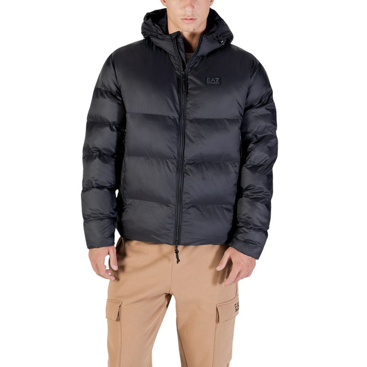 Men’s Ea7 Emporio Armani Black Polyamide Bomber