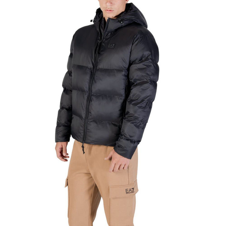 Men’s Ea7 Emporio Armani Black Polyamide Bomber