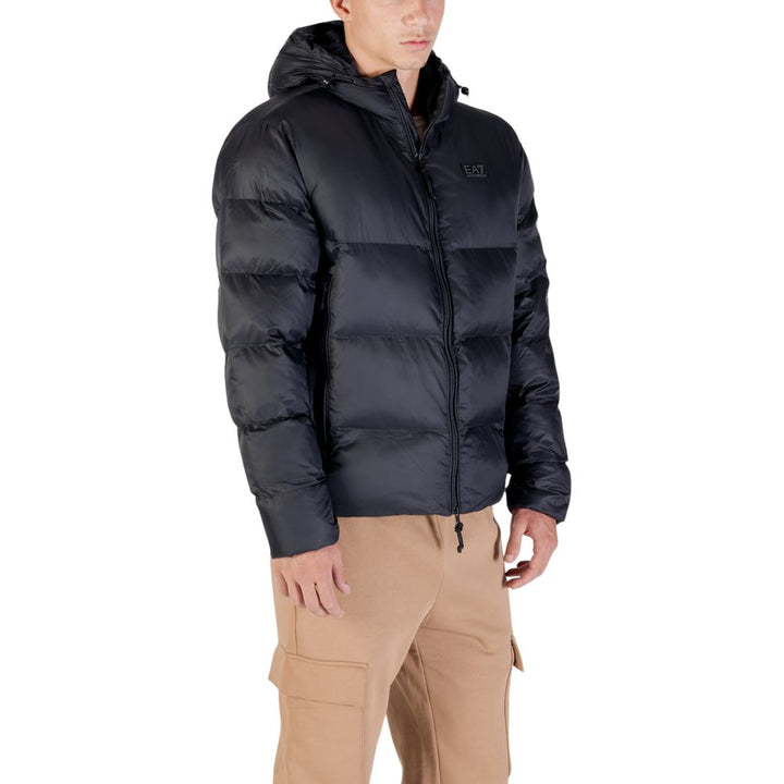 Men’s Ea7 Emporio Armani Black Polyamide Bomber