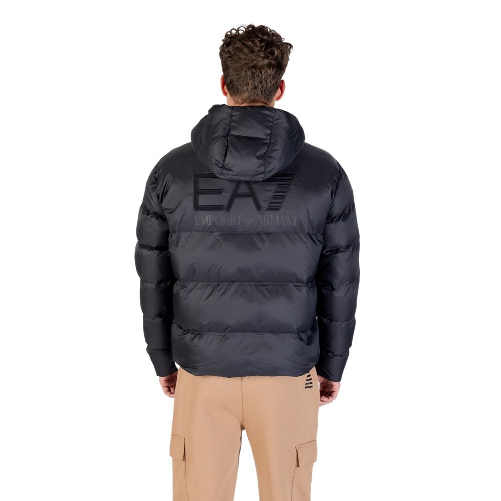 Men’s Ea7 Emporio Armani Black Polyamide Bomber