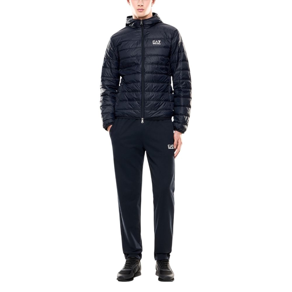 Men’s Ea7 Emporio Armani Blue Polyamide Shell Jacket