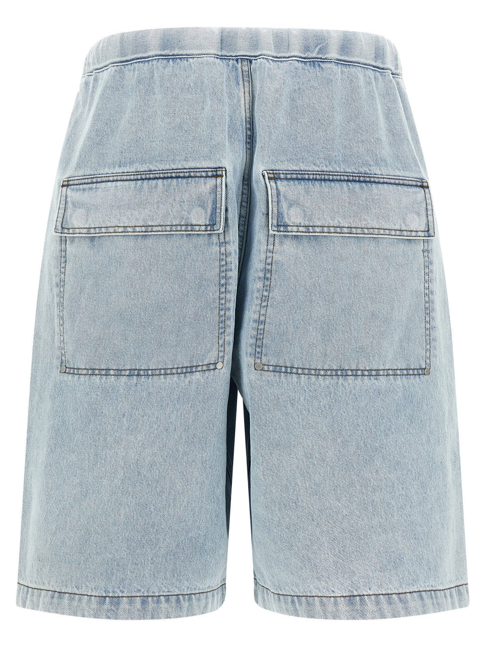 Men’s Entire Studios Blue Cotton Bermuda Shorts