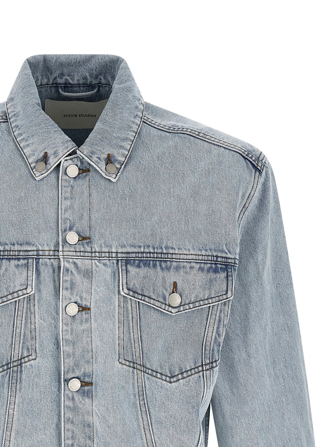 Men’s Entire Studios Blue Cotton Denim Jacket