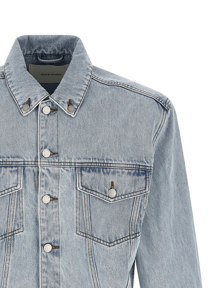 Men’s Entire Studios Blue Cotton Denim Jacket