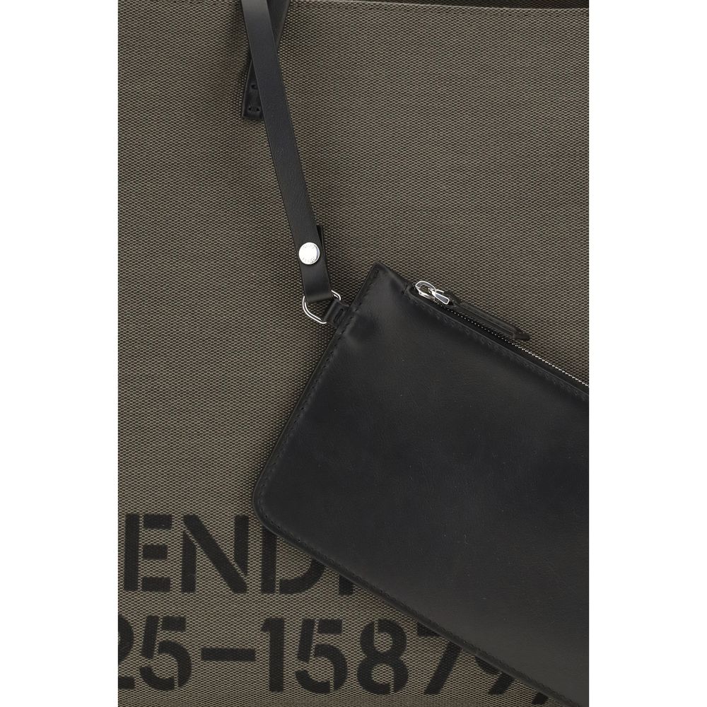 Men’s Fendi Bicolor Polyester Shoulder Bag