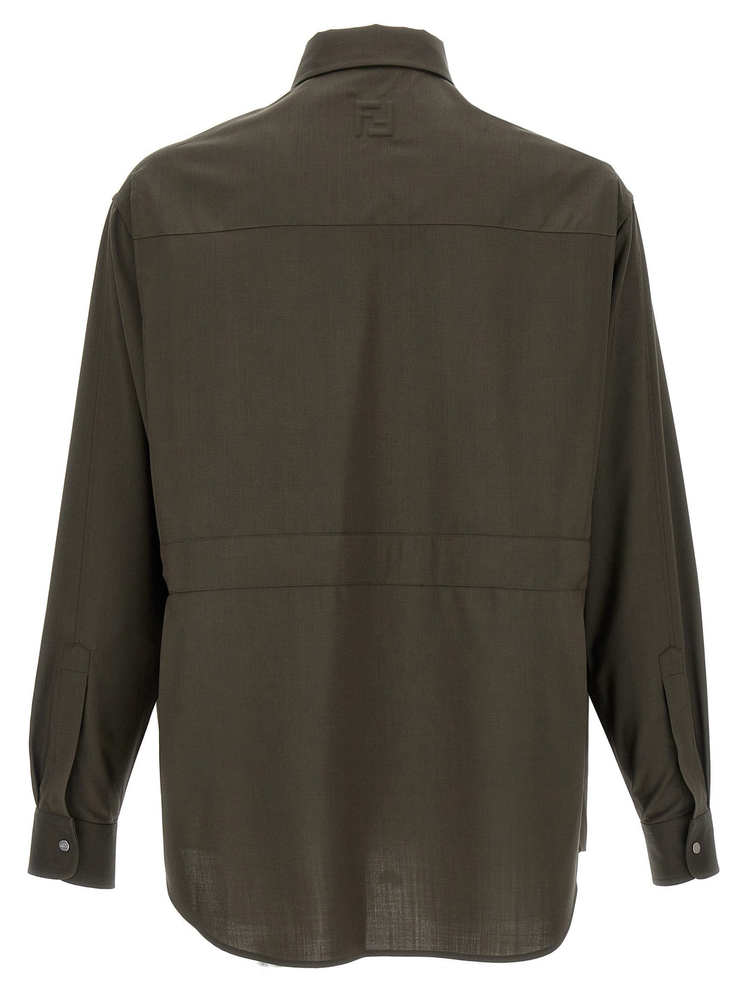 Fendi Bicolor Wool Blouse