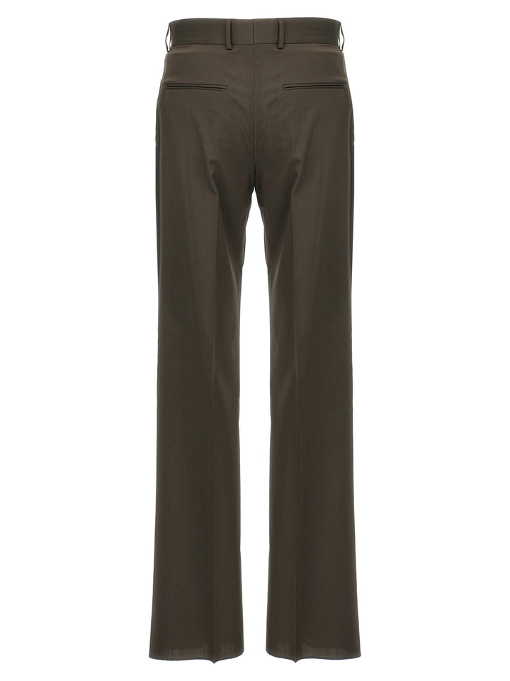 Fendi Bicolor Wool Dress Pants