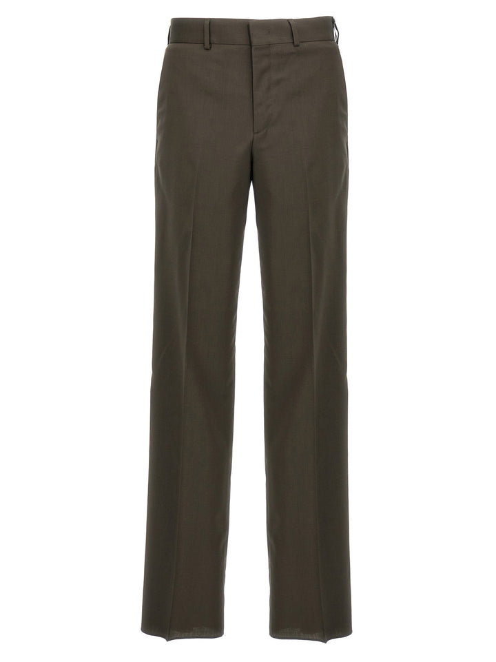 Fendi Bicolor Wool Dress Pants