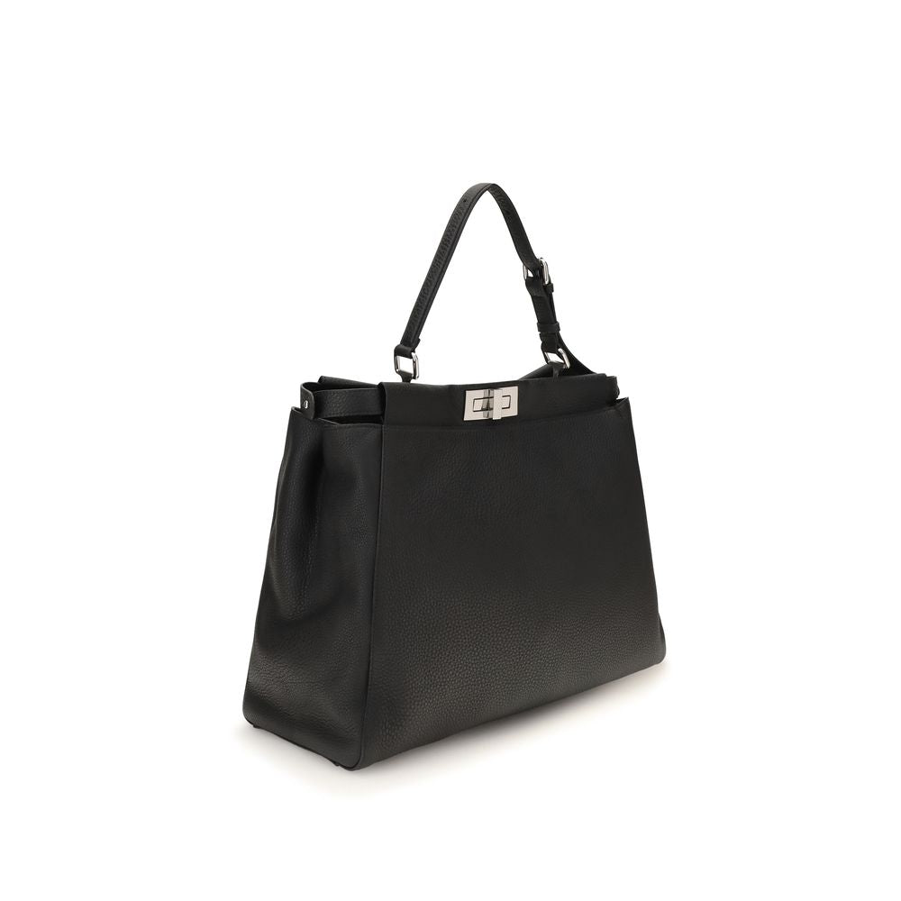 Men’s Fendi Black Calf Leather Bos Taurus Shoulder Bag
