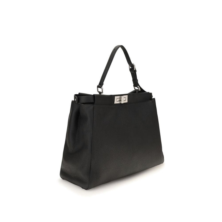 Men’s Fendi Black Calf Leather Bos Taurus Shoulder Bag