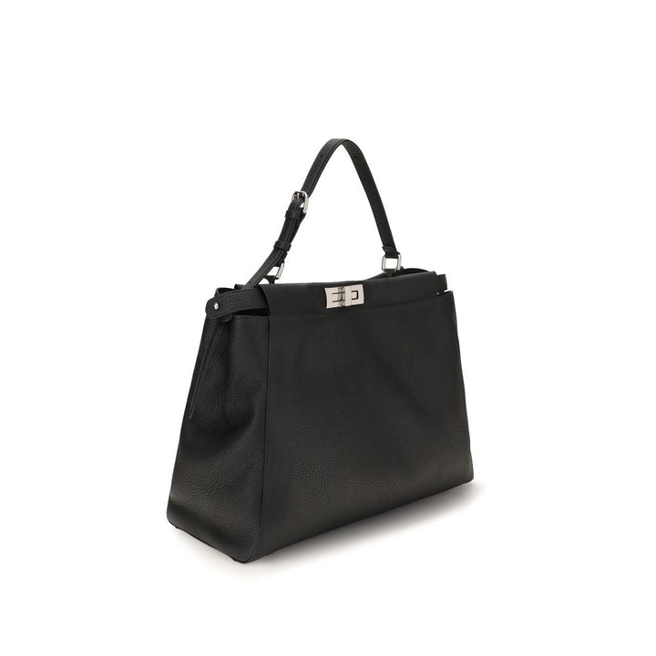 Men’s Fendi Black Calf Leather Bos Taurus Shoulder Bag