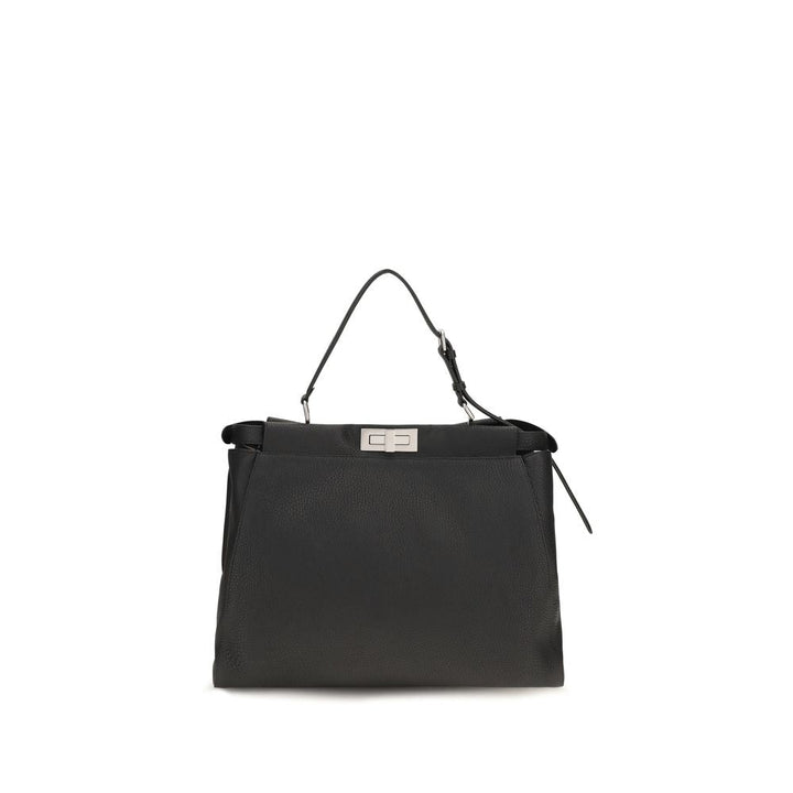 Men’s Fendi Black Calf Leather Bos Taurus Shoulder Bag