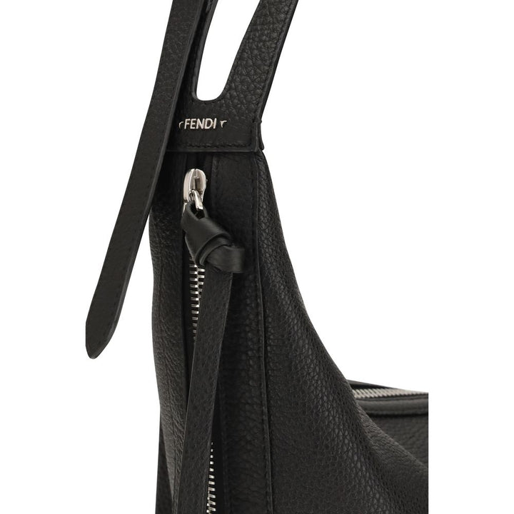 Men’s Fendi Black Calf Leather Bos Taurus Shoulder Bag