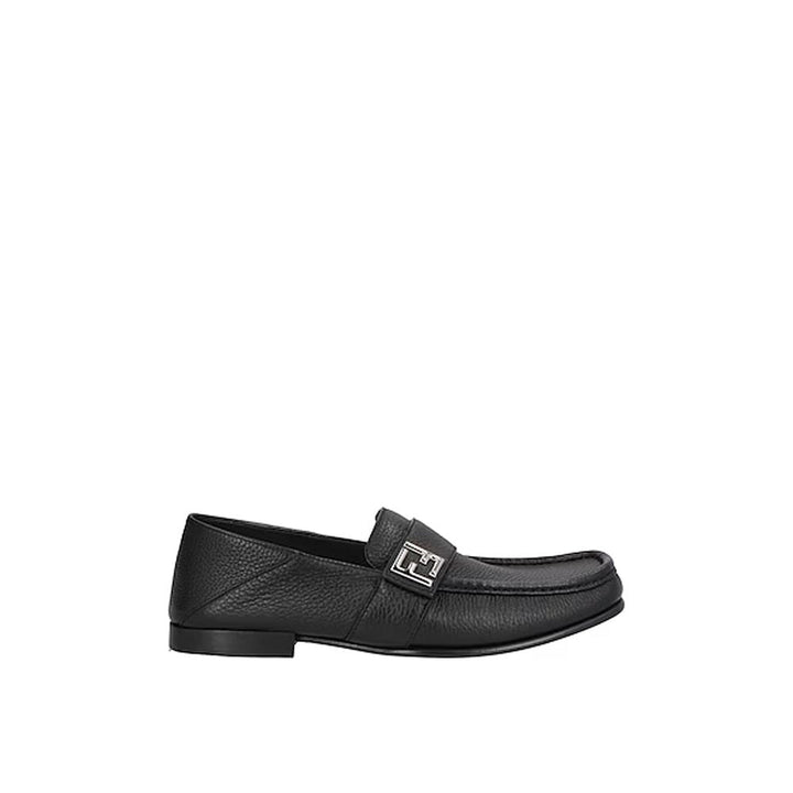 Men’s Fendi Black Calfskin Slip-on Loafers