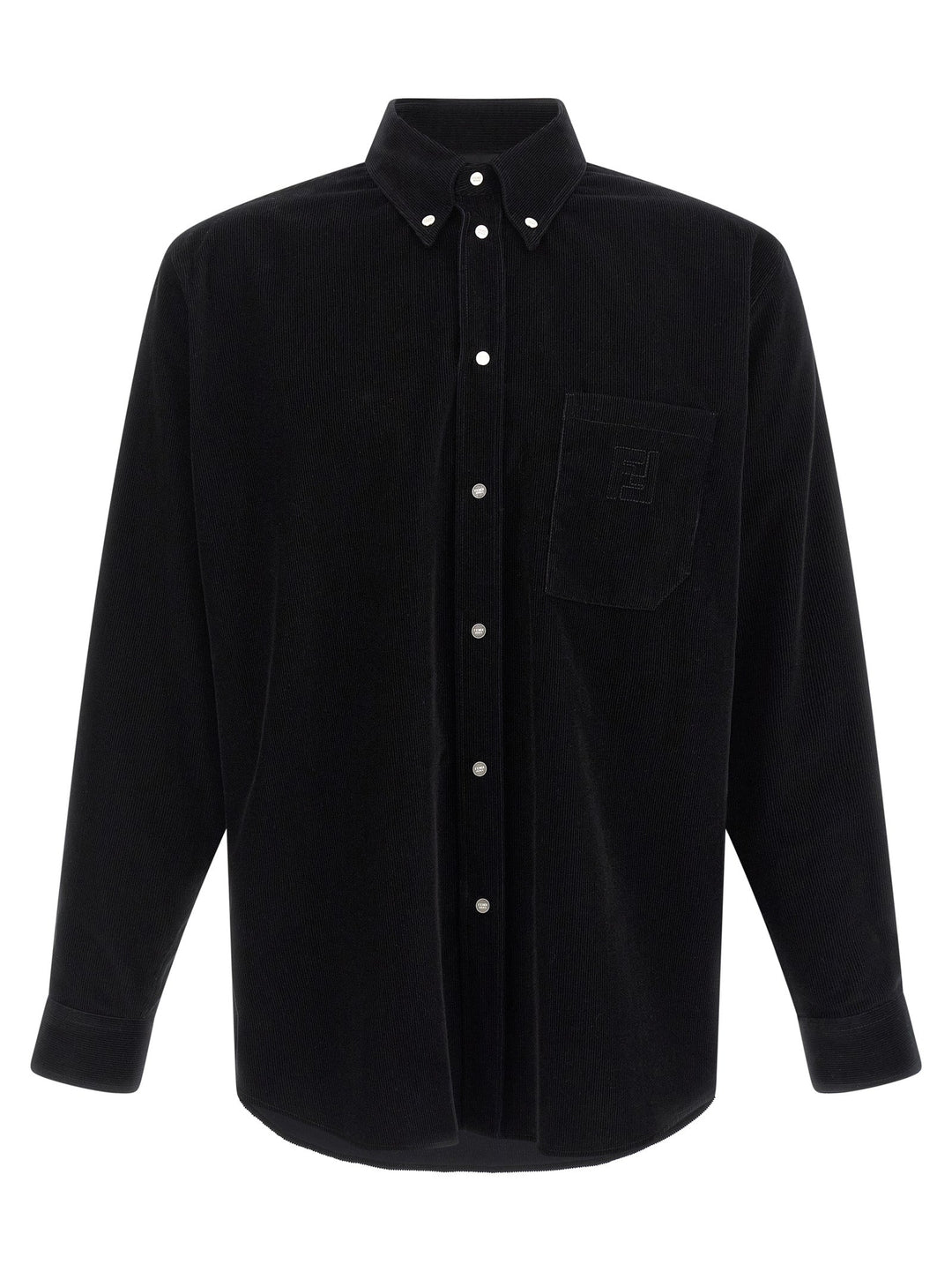 Fendi Black Cotton Blouse
