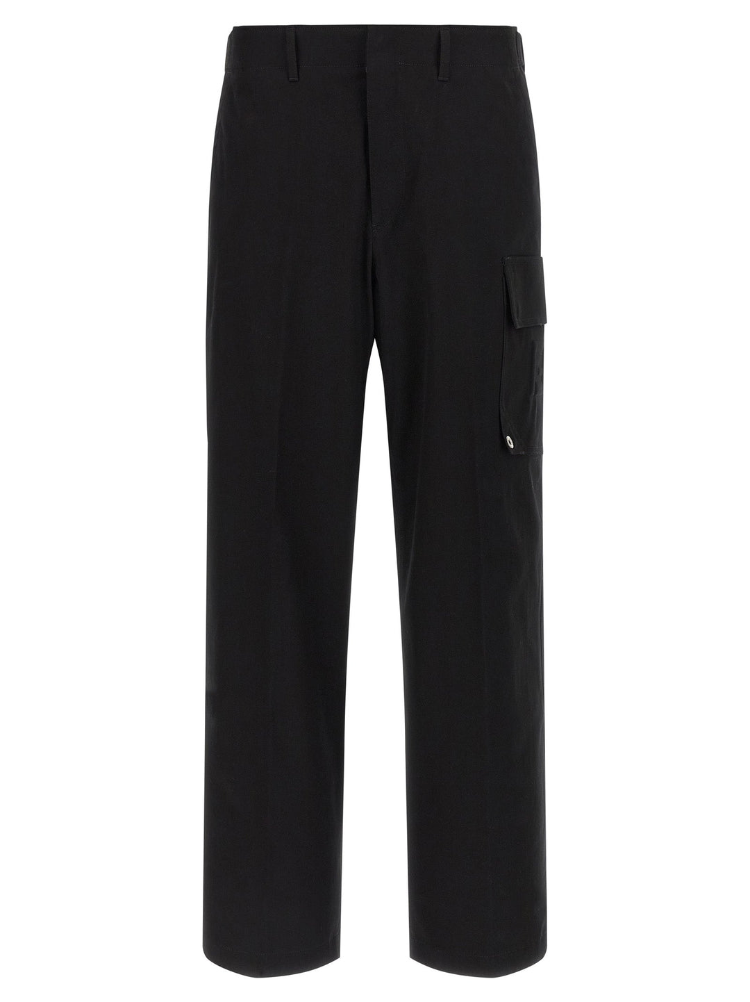Men’s Fendi Black Cotton Cargo Pants