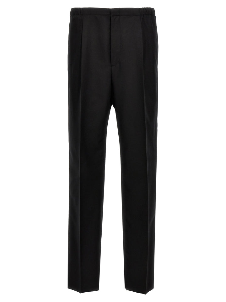 Men’s Fendi Black Virgin Wool Dress Pants