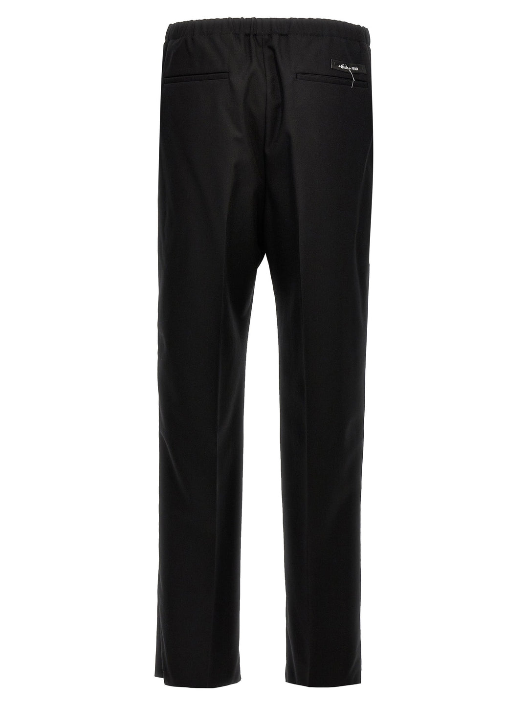 Men’s Fendi Black Virgin Wool Dress Pants