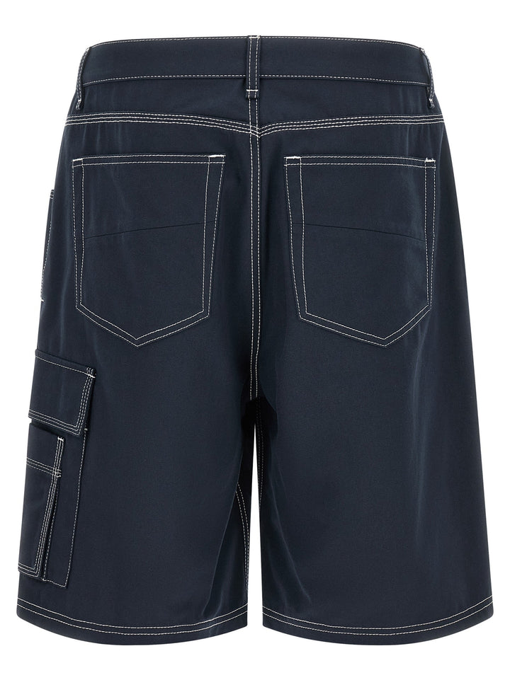 Men’s Fendi Blue Cotton Bermuda Shorts