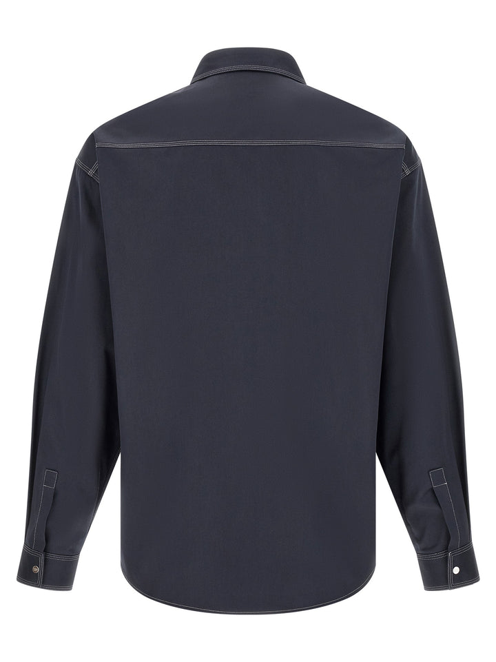Fendi Blue Cotton Blouse