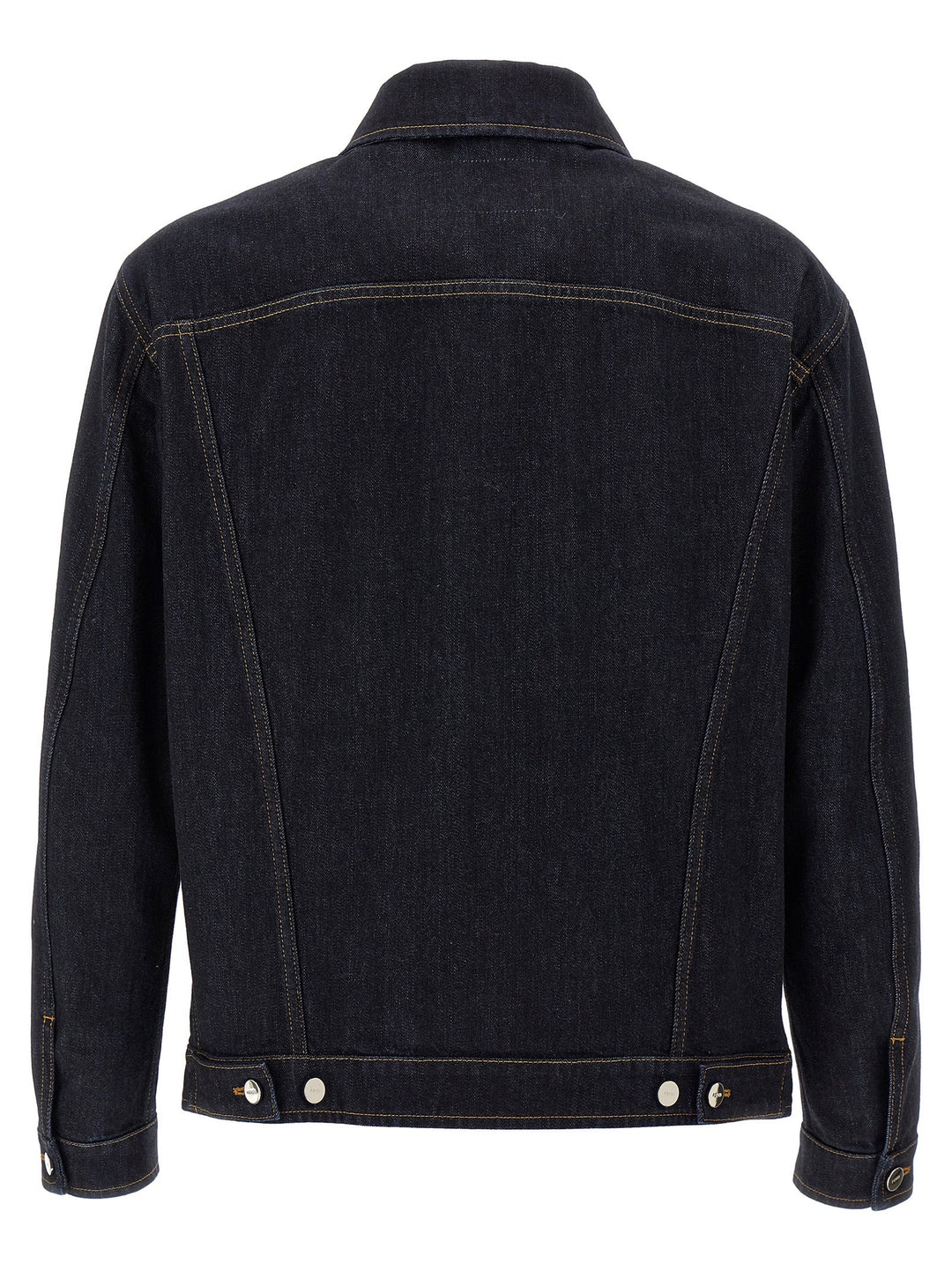 Fendi Blue Cotton Denim Jacket