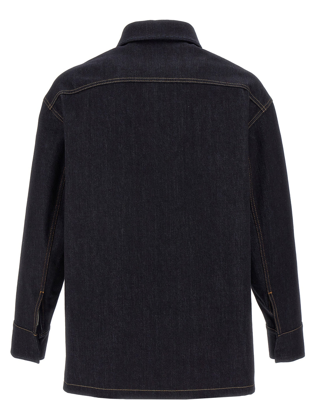 Fendi Blue Cotton Denim Jacket