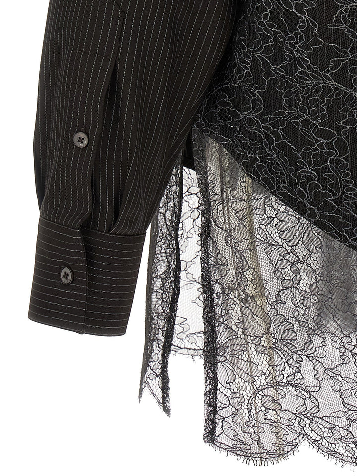Fendi Brown Virgin Wool Blouse