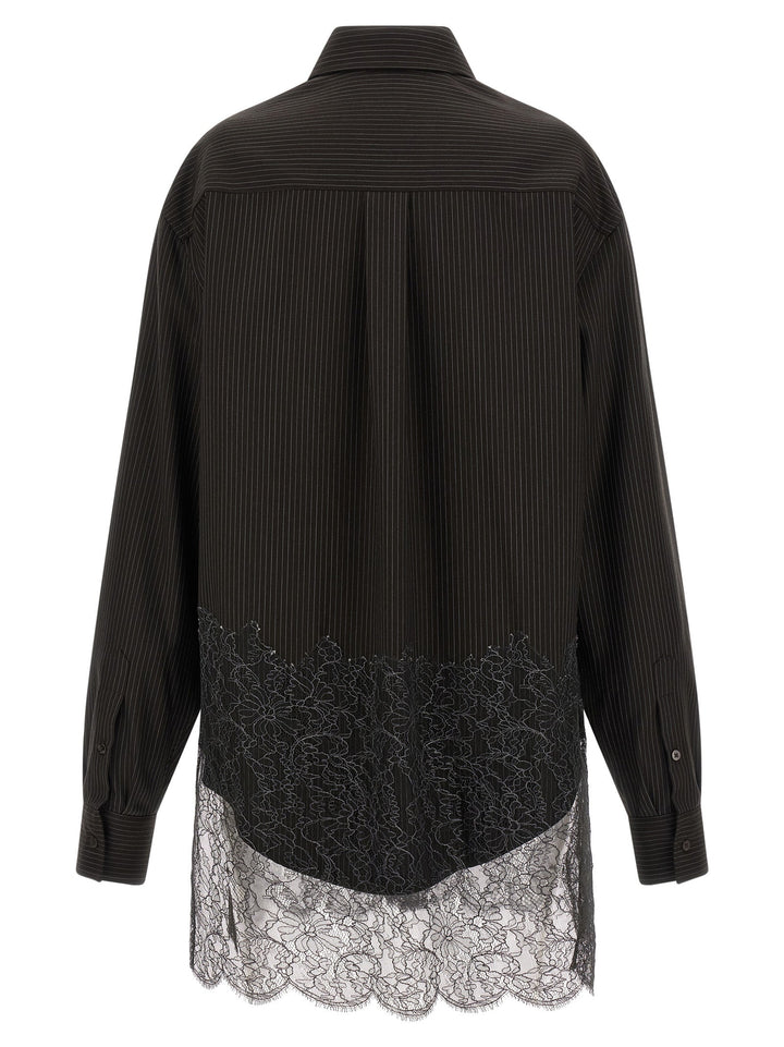 Fendi Brown Virgin Wool Blouse