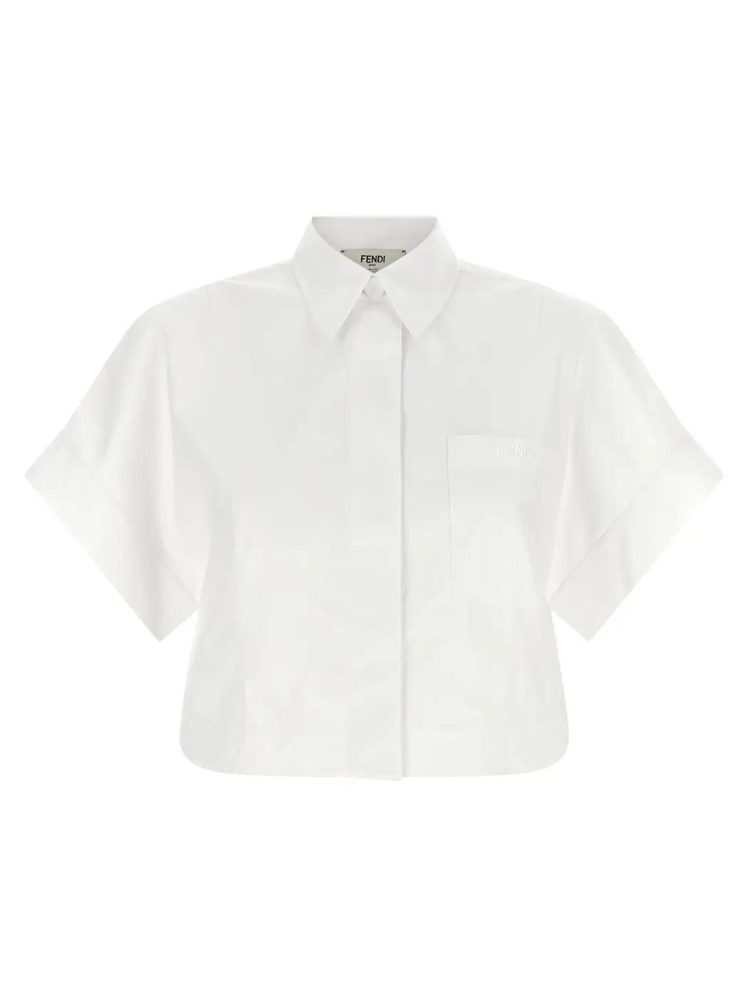 Men’s Fendi White Cotton Blouse