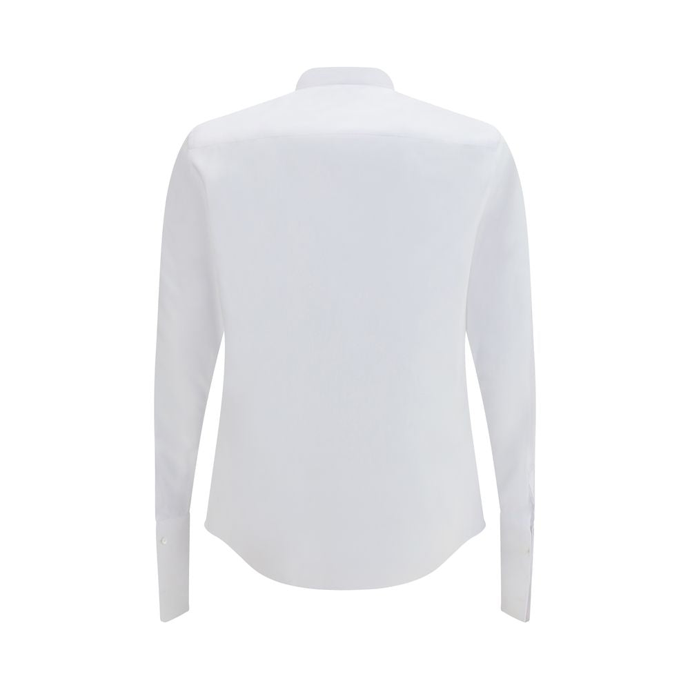 Men’s Fendi White Cotton Dress Shirt