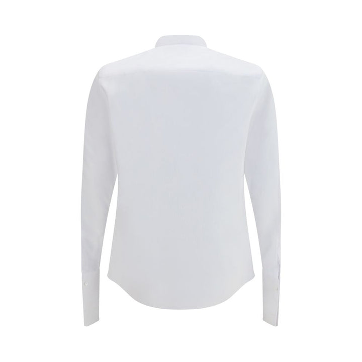 Men’s Fendi White Cotton Dress Shirt