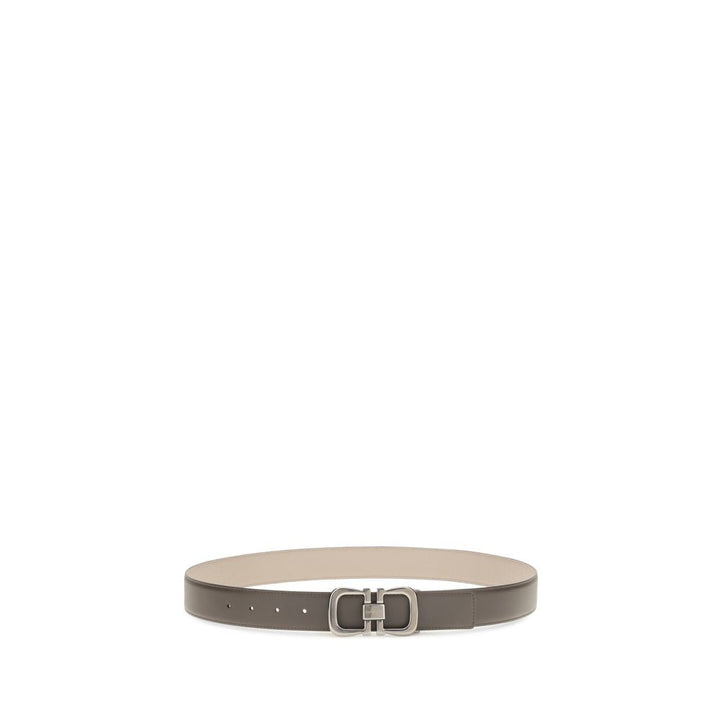 Ferragamo Brown Calf Leather Bos Taurus Regular Belt