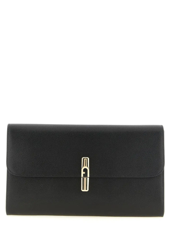 Men’s Furla Black Calfskin Clutch Bag