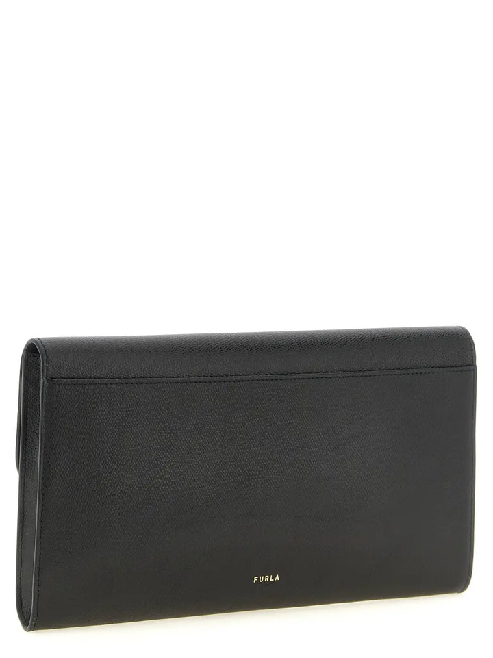Men’s Furla Black Calfskin Clutch Bag