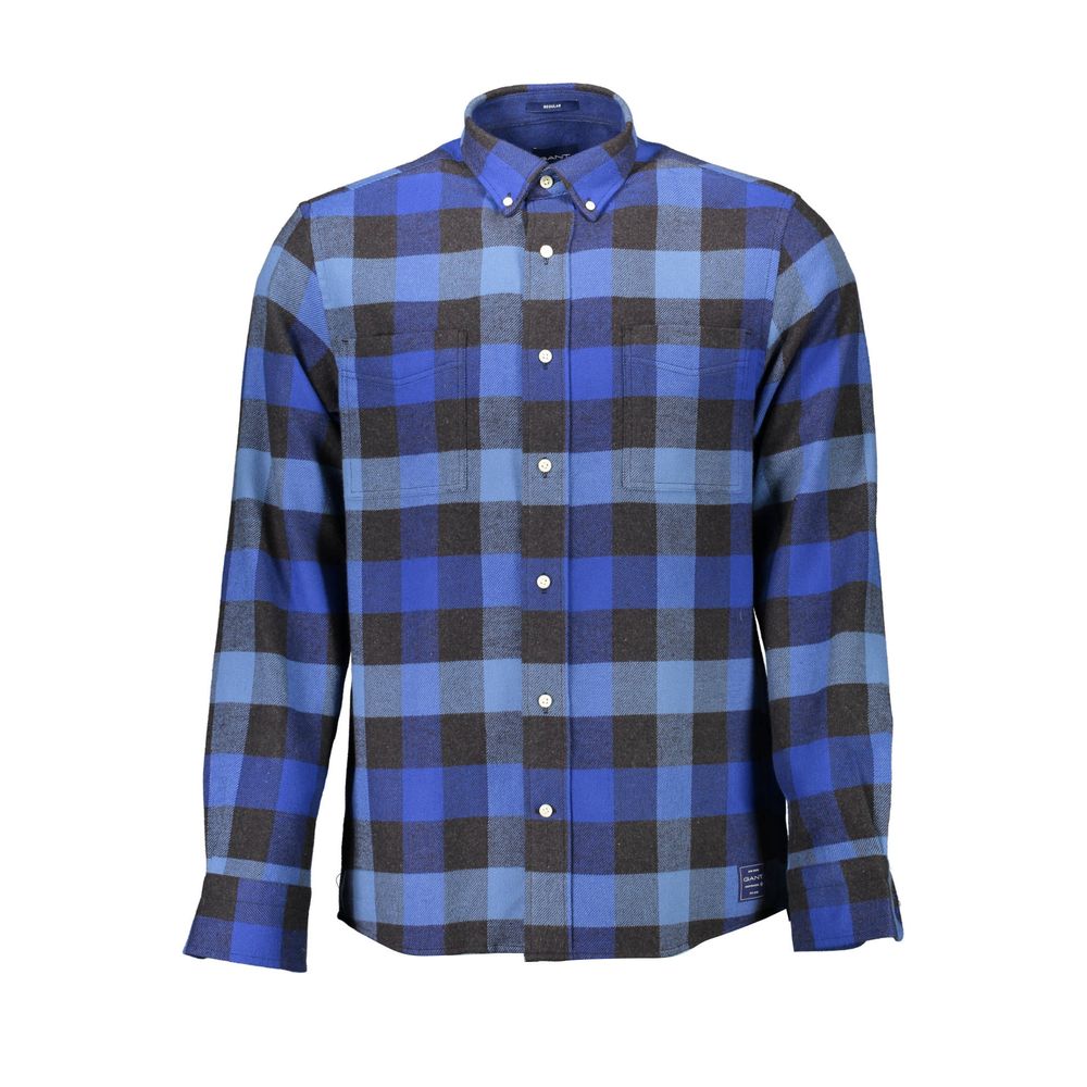 Gant Blue Cotton Men’s Shirt