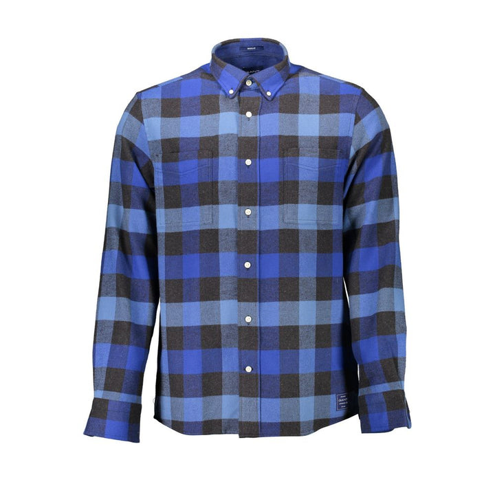 Gant Blue Cotton Men’s Shirt