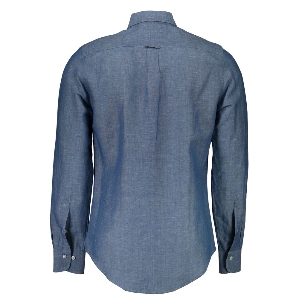 Gant Blue Linen Men’s Shirt