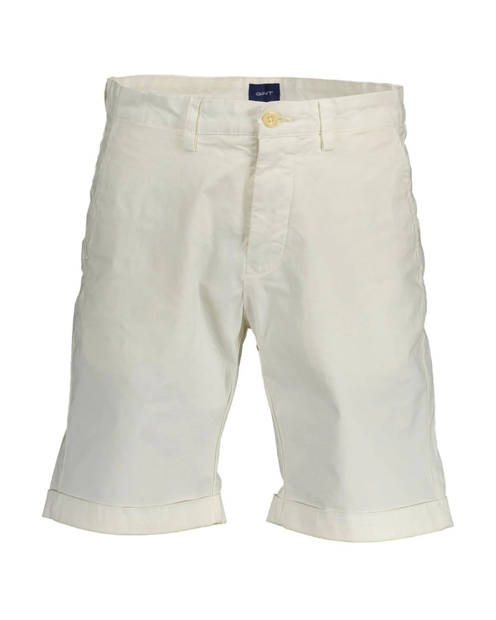 Men’s Gant White Cotton Bermuda Shorts