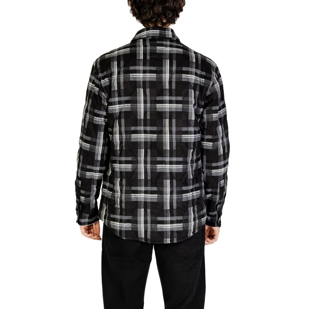 Men’s Gianni Lupo Black Polyester Coat