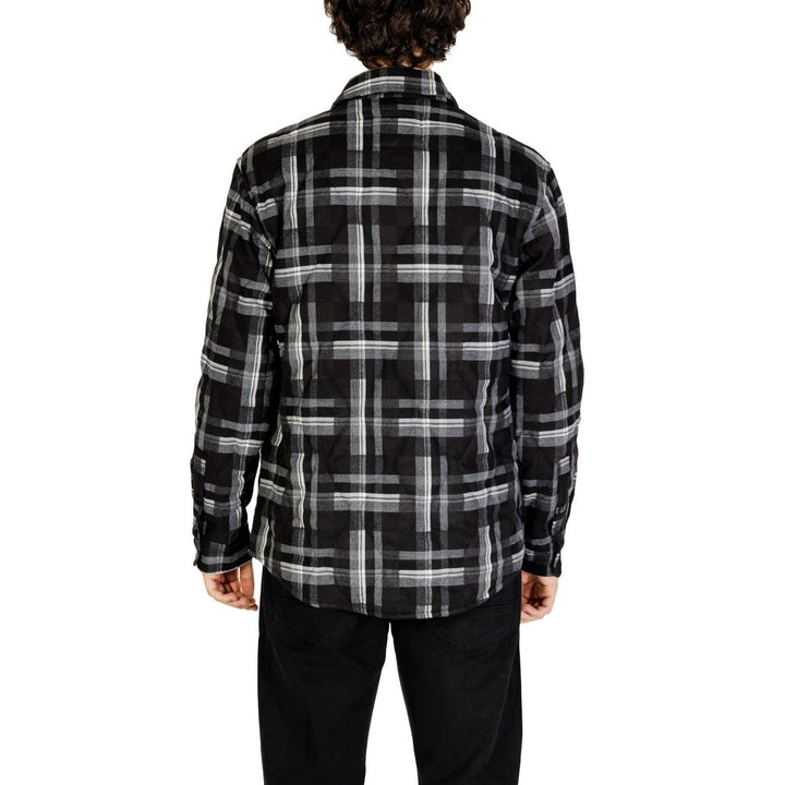 Men’s Gianni Lupo Black Polyester Coat