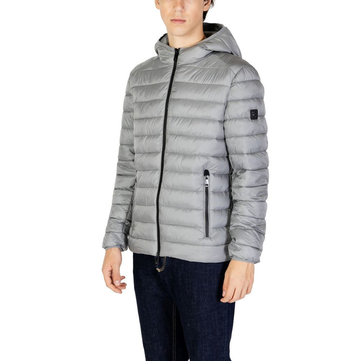 Men’s Gianni Lupo Gray Polyamide Coat
