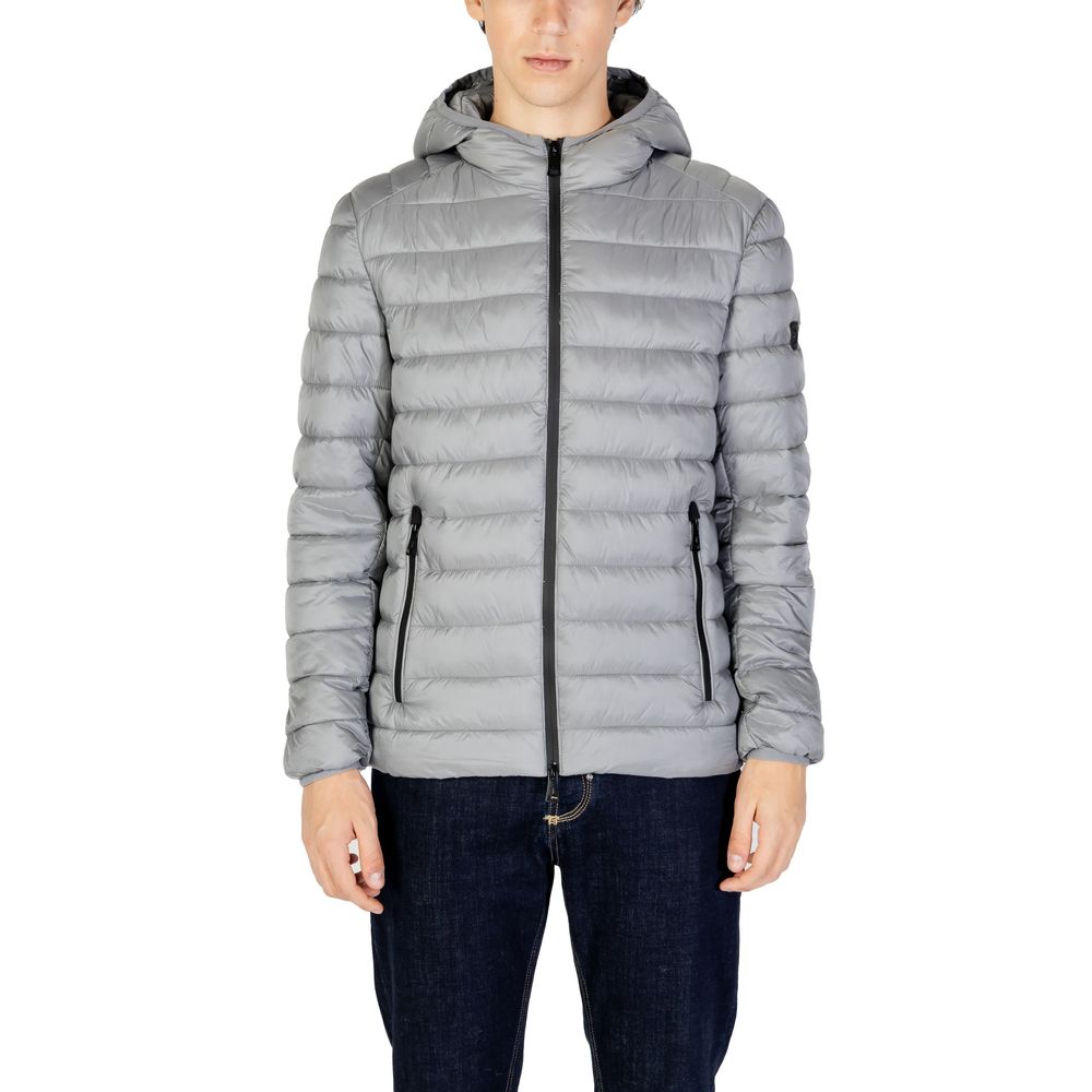 Men’s Gianni Lupo Gray Polyamide Coat