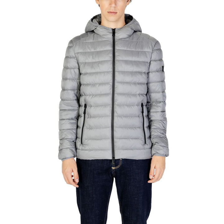 Men’s Gianni Lupo Gray Polyamide Coat