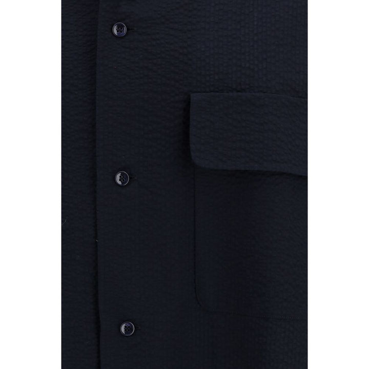 Giorgio Armani Blue Cotton Shirt